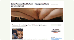 Desktop Screenshot of amatuer-reality.com
